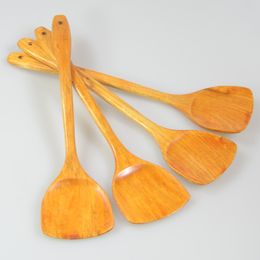 Free shipping,High Quality Wooden Turner Kitchen Cooking Tool Wood Shovel Special Wooden Spatula for Non-stick Pan 39cm