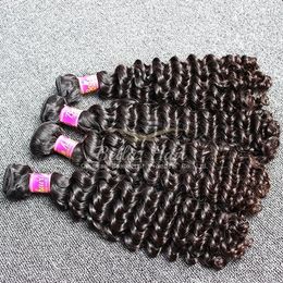 9a grade hair Australia - Brand Hair! 2pcs Lot 10-24 inch Grade 9a Unprocessed Deep Wave Indian Original Human Hair Extensions
