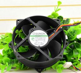 Original SUNON 9225 90/80mm x 25mm KDE1209PTVX Maglev Cooler Cooling Fan 12V 4.4W