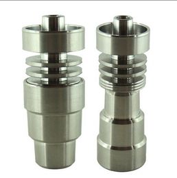 Universal Domeless Titanium Nail 4 IN 1 14.5mm & 18.8mm Dual Function GR2 Grade 2 Hookah Water Pipes Bong Ash Dab Rigs