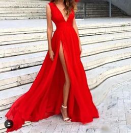 Vestido largo de fiesta rojo precios comprar Vestido largo de fiesta rojo  precio barato
