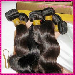 best Raw Cambodian body wavy 4pcs/lot natural brown color thick hair wholesale clearance promotion shedding free cuticle intact