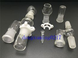 Glass drop down adapter Reclaim Ash Catcher adapter 14.4mm or 18.8mm With Keck Clips For glass bongs Oil Rigs
