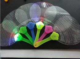 whilesale Flash fan Colourful luminous new concert party supplies children's toys creative supply wholesale night market stall
