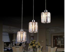 Modern Lighting 3l Design K9 Crystal Lamp Ceiling Lamp Pendant Lamp Restaurants Bedroom Ac Free Shipping