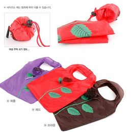 Newest 3D flower shopping bag Home Storage Organization bags tote reusable shopping bag Portable folding pouch lunch bag purse handbag gift