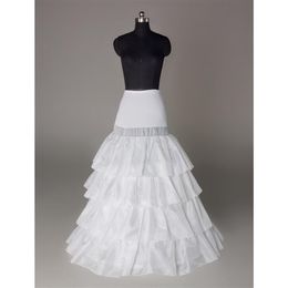 Plus Size Bridal Crinoline Petticoat Skirt 3 Hoop Petticoats For Ball Gowns Wedding Accessories High Quality Real Sample In Stock