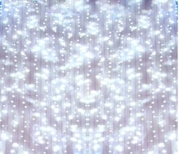 4M *4M 512 LEDS curtain lights flashing string lights waterproof outdoor furnished hotel lights for Wedding Christmas Party