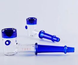 Blue pipe glassware , Wholesale Glass bongs Oil Burner Glass Pipes Waters Pipe Oil Rigs Smoking Free Shipping