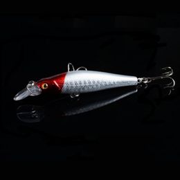 New Minnow Fishing Lure Bass Crankbait Hooks Tackle Crank Baits 3D Eye Fishing lures Opp bag 8.4g 8.5cm