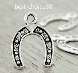 Free Ship 100Pcs Tibetan Silver U Charms Pendants For Jewelry Findings 24x18mm