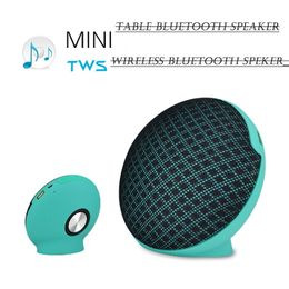 New Mini Fabric Bluetooth Speaker JC-210 TWS Wireless Tandem Speaker With Micphone USB/AUX/TF Card player Art Cloth Magic plate Subwoofer