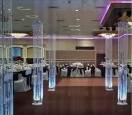 Crystal bead stage centerpiece, Tall wedding centerpiece, crystal centerpiece for wedding table