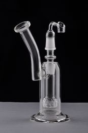 Newest Length Smoking Glass Hookahs Cute Design Dabs Percolator Glass BongsHelix Water Pipe Recycle Free Shipping
