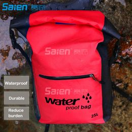 Waterproof Backpack Dry Bag Premium 500D PVC 25L For Camping Hiking Outdoors Boating Kayaking