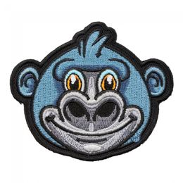 Cute Gordo The Great Gorilla Patch, Zoo Animals Embroidered Iron On Or Sew On Patches 3.25*2.75 INCH Freeshipping