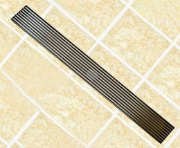 lead free 304 stainless steel 60cm linear anti odor bath floor drain bathroom hardware drainer 600mm invisible shower floor draine DR055