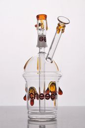 Cheech Glass Bong with One Pair of Tortoise Oil Rig Glass Bongs Mini Hookah Glass