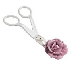 Fashion Hot Practical Plastic Scissor Fondant DIY Decor Flower Lifter Cake Edge Decorating Kitchen Tool