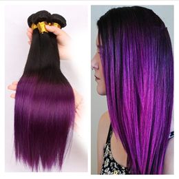Black Purple Ombre Hair Bundles Nz Buy New Black Purple Ombre