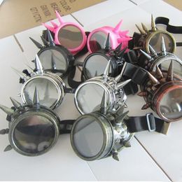 Vintage Victorian Gothic Style Party Event Cosplay Tool Rivet Decoration Steampunk Goggles Glasses Welding Punk Party Supplies ZA1333