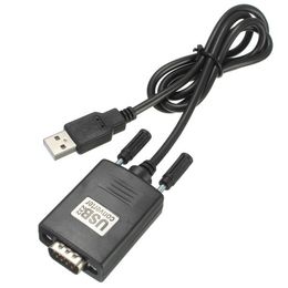 500pcs USB to 9 Pin RS232 RS-232 serial port com adapter cable converter Y-105 USB to Dual Chip DB9 GPS PL2303 + ADM211 1M / 3ft