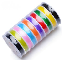 Mixed Colour (20Roll) Strong Stretch Elastic Beading String Cord Wire 0.6 0.8 1mm