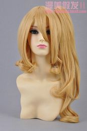 Project Flandre Scarlet Mixed With Short Blonde Curls Cosplay Wig