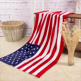 100% cotton beach towel drying washcloth swimwear shower towels USA UK Canada flag dollar design bath towel 2653