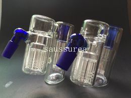 2016 wholesale glass bongs and pipes 14.4mm 18.8mm ash catcher swiss perc glass bong percolator