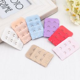 Ladies underwear extend buckle Girls Bra Hooks Strap Long Extender Hook Clip Nude Adjustable Belt Mix Colour 10000pcs