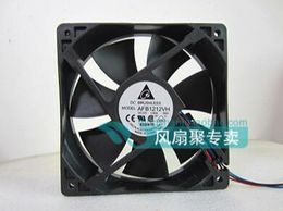 The original delta AFB1212VH-R00 12cm 120*120*25 12V 0.60A 3 line cooling fan