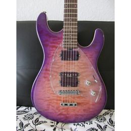 Hot Sale Steve Morse Y2D Purple Sunset Violet Electric Guitar Figured Maple top