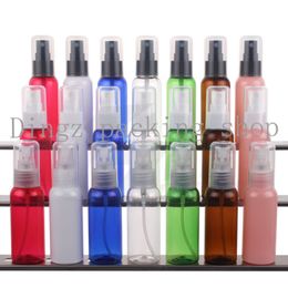 50ML x 50 empty small mist spray plastic bottle,50cc perfume refillable cosmetic container with sprayer pump Mini travel size