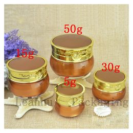 50g With Cream,Mask , Grind Arenaceous Cream Container Cosmetic Cream Container Empty Plastic Bottle For Cream