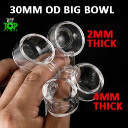 4MM Thick Bigger Bowl Quartz Banger Nails With 10mm 14mm 18mm Male Female Fire Polished oil rigs Real Quartz Fast Free Shipping