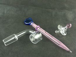 Other smoking pipes, glass rammer top cover connector hookah accessories, factory direct price concessions