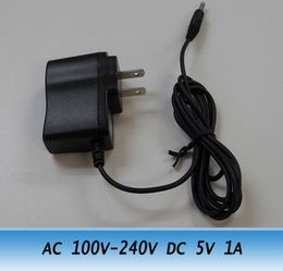 AC 100V-240V DC 5V 1A Converter Power Adapter Power Supply 3.5mm -1.35mm