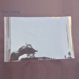 Customize Self Adhesive Seal OPP bag-100pcs/lot 26*30cm transparent plastic pouch, reusable plastic bags with glue tape