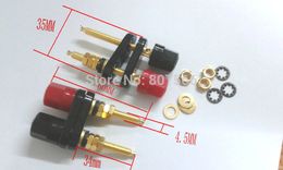 20 PCS Double BINDING POST terminal for 4MM Banana Plug Speaker CONNECTOR