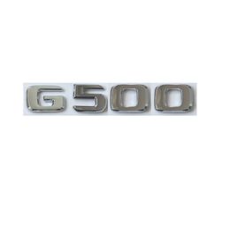 Chrome Letters Number Trunk Emblem Badge Sticker for Mercedes Benz G500 2017