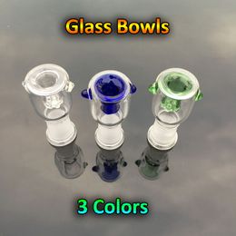 Wholesale 2016 New glass bowl With Honeycomb Screen Round Female Male 14mm 18mm Glass Bowl Water Pipe For glass bongs oil rig