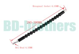 High-precision Drive Flexible Socket Extension Flexible Shaft Connecting Link For Electronic Drill Screwdriver Connect Rod 120pcs/lot