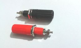 200pcs Binding Post for Test Probe 4MM Banana plug red +black