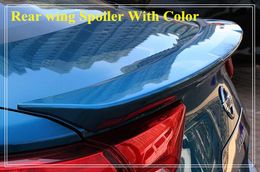 High quality ABS material with Colour paint rear wing Spoiler for Nissan Lannia/bluebird 2016,mount by 3M or glass glue