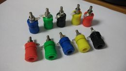 10pcs 5 Colour Binding Post Banana Socket for 4MM Banana plug connector test