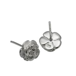 Beadsnice Women Stud Earrings 925 Sterling Silver Flower Jewellery Bridesmaid Gifts Tiny Post Earrings ID 34800