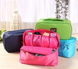 New Multi-function oxford cloth Waterproof Portable Underwear Bras Organiser Bag Toiletry bag Travel Storage bag DHL FEDEX free