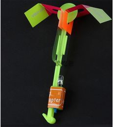 Hot Funny Shining Rocket Flash Copter Arrow Helicopter Neon Led Light