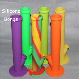 hot sale silicon water pipes glass bongs glass water pipe silicone water pipes good quality and free dhl